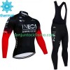 Conjunto Maillot + Culotte largo con tirantes Invierno Termico Ineos Grenadier Noir 2023